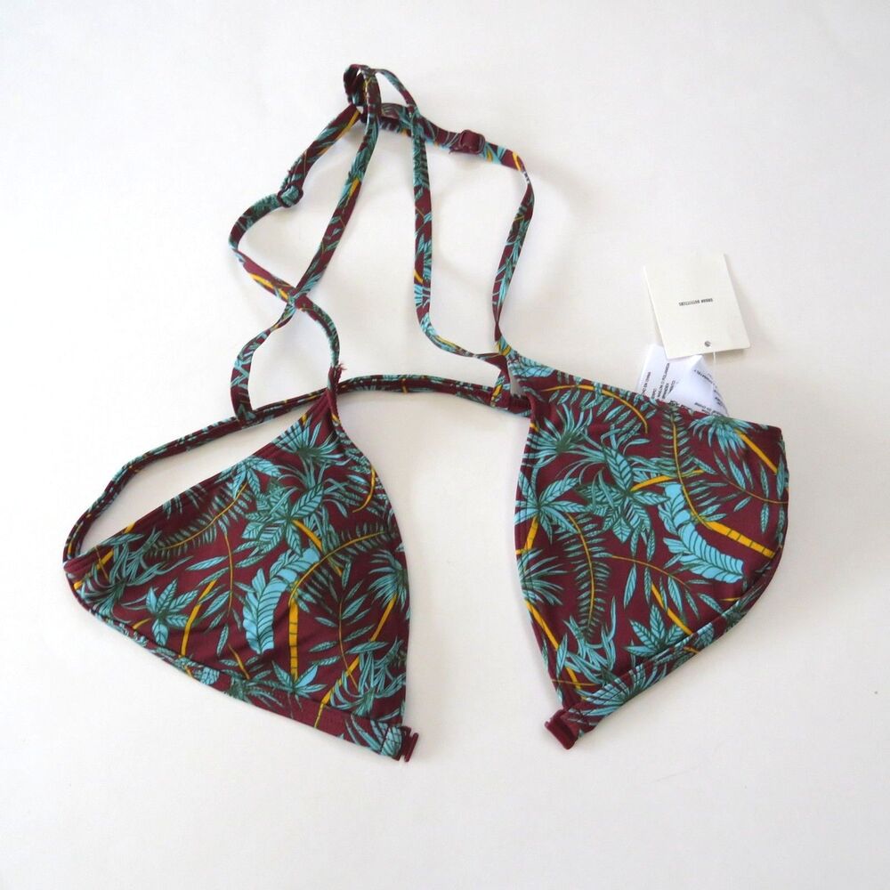 Urban Outfitters Out from Under Triangle Bikini Top Terra Cotta  M NWT - Picture 5 of 10